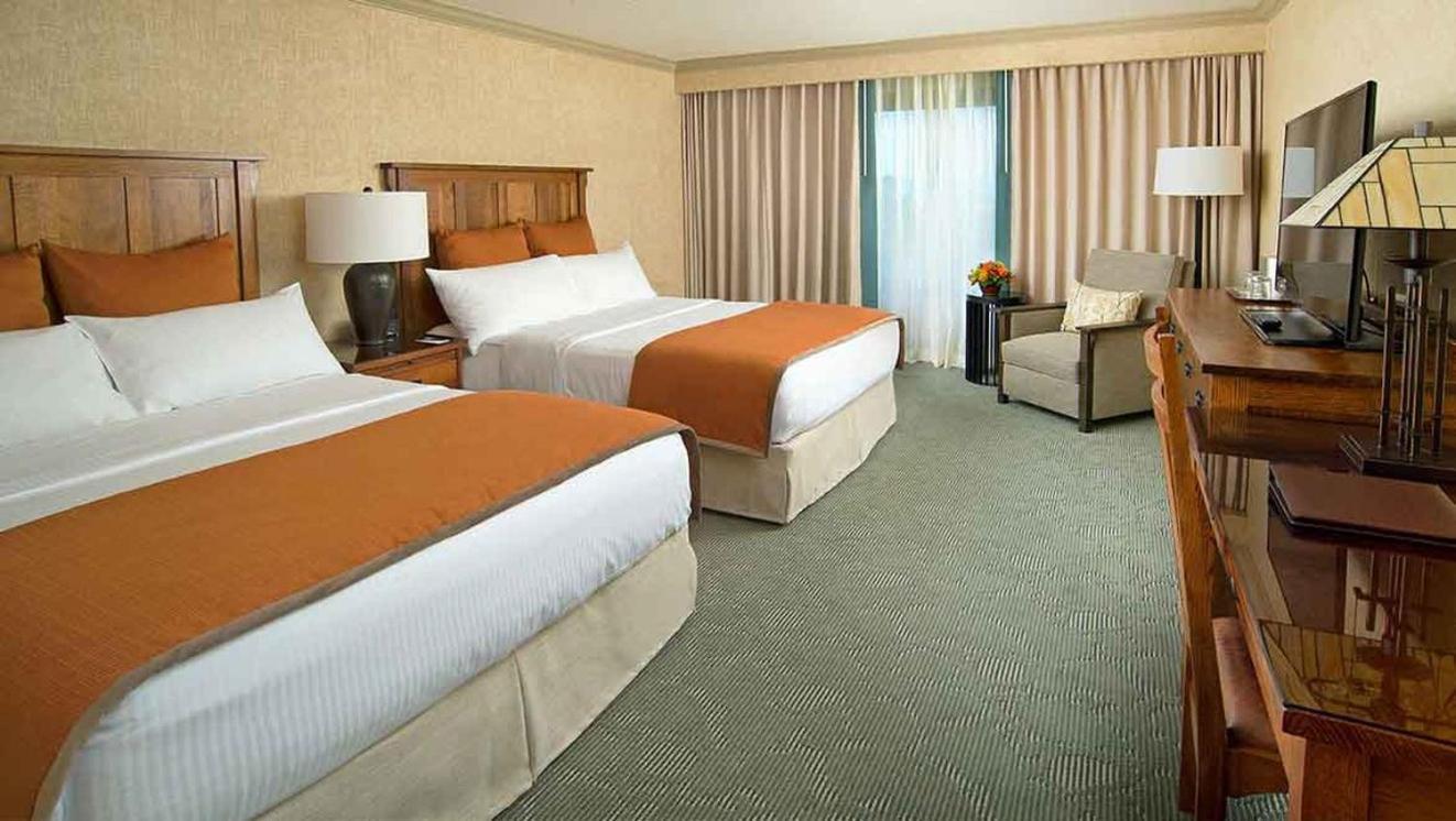 Resort Zimmer mit 2 Queensize-Betten