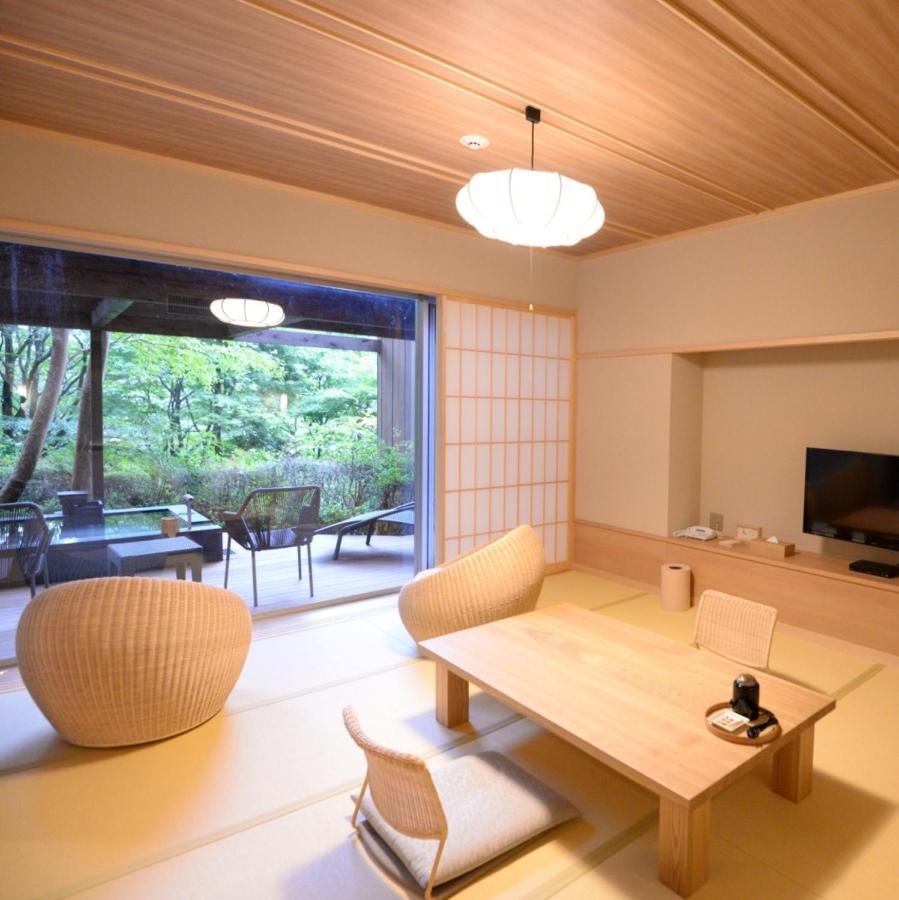 Twin Room with Tatami Area, Open-Air Bath and Garden Deck-(MICHI/IWAO)