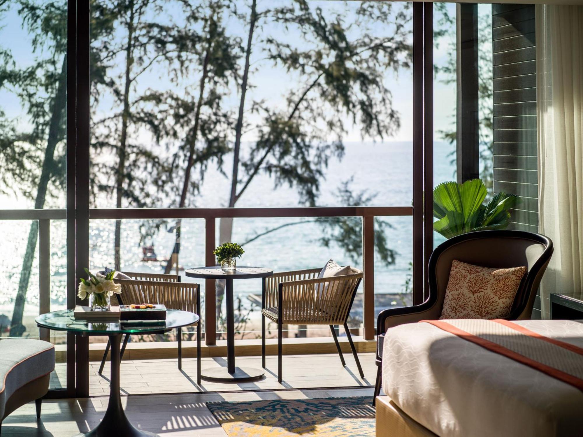 Camera Premium Doppia con Letti Singoli con Vista Oceano e Accesso Club Lounge