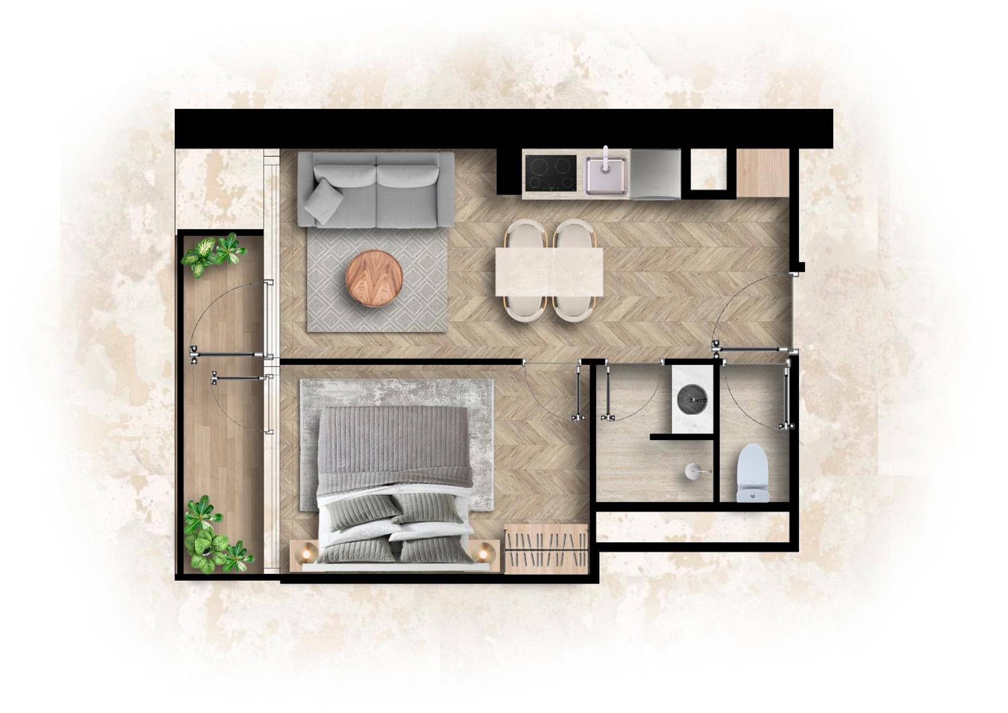 Appartement avec Balcon