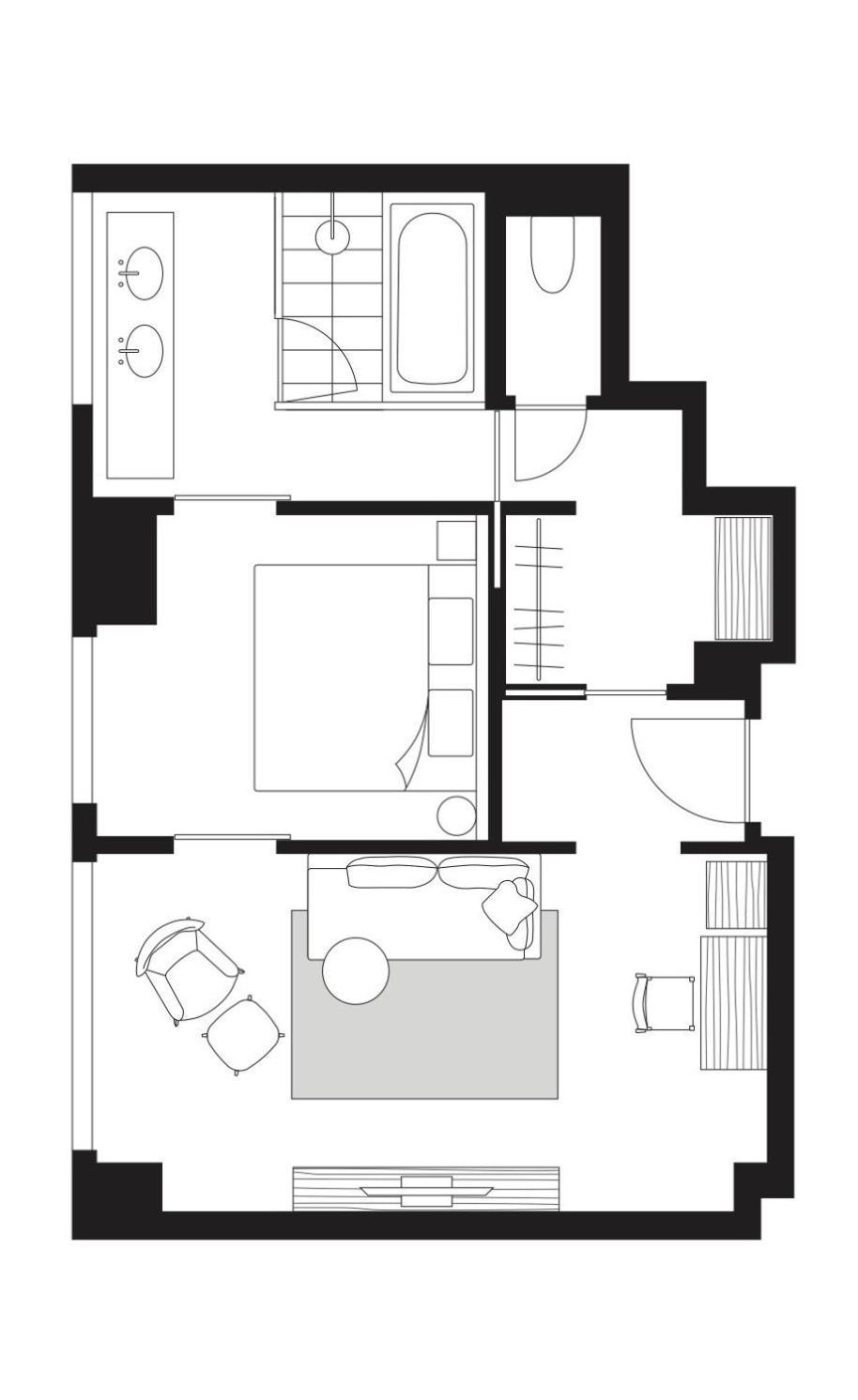 Suite Lit King-Size - Vue sur Ville