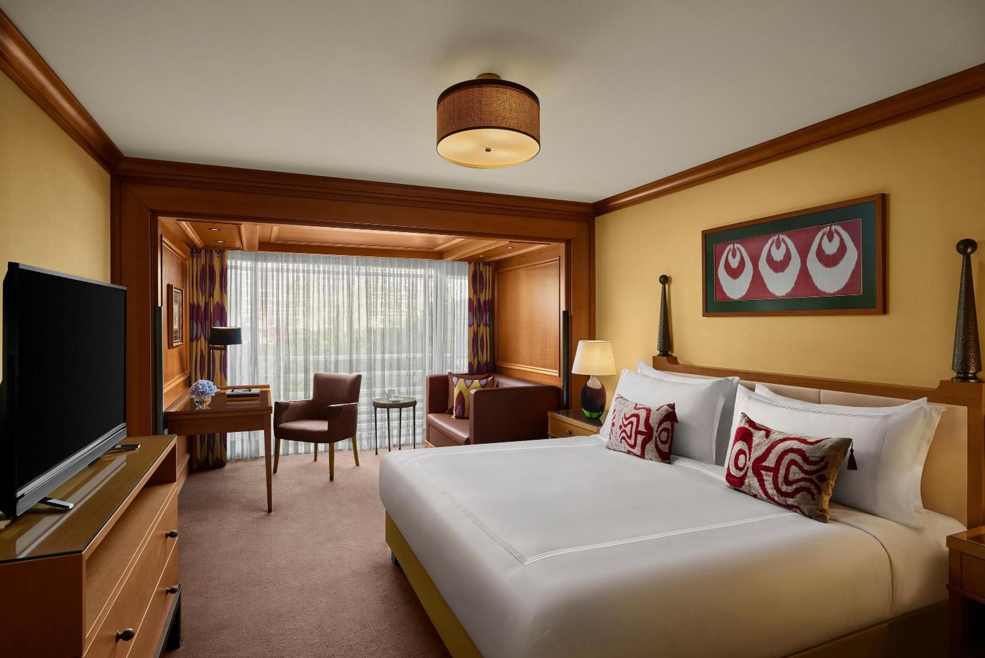 Deluxe Kamer met Kingsize Bed en Uitzicht op het Park