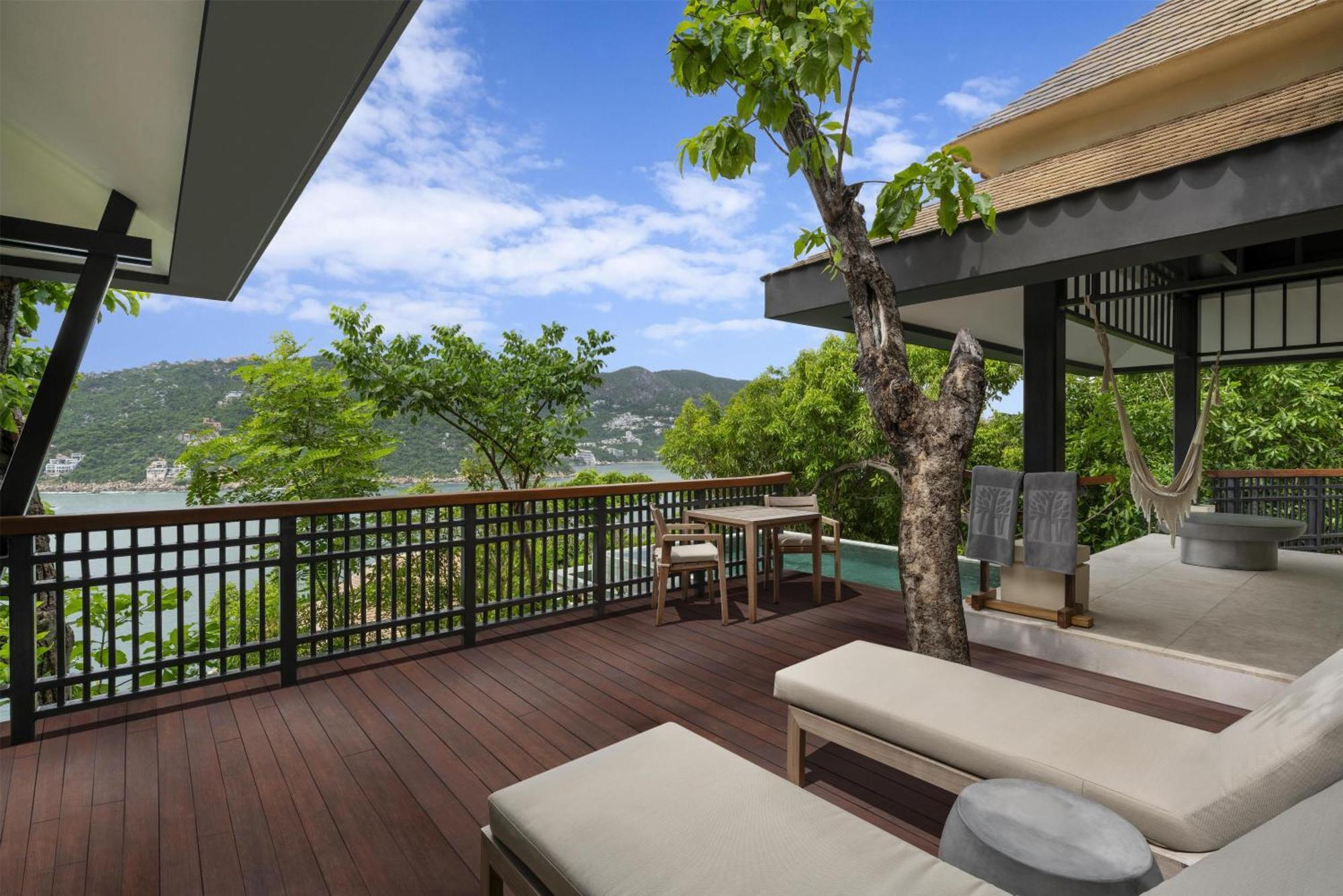 Villa Familiar de 2 dormitorios con piscina y vistas al mar - Cama extragrande y 2 camas individuales