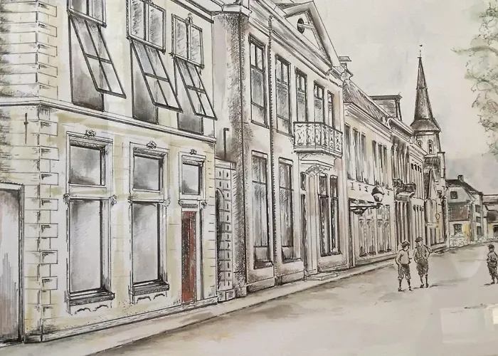 Centraal gelegen hotel: bij DE RODE DEUR