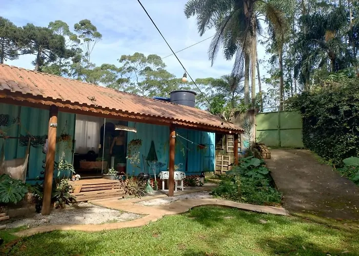 Hotel que aceita animais de estimação: Casa Container na mata atlântica